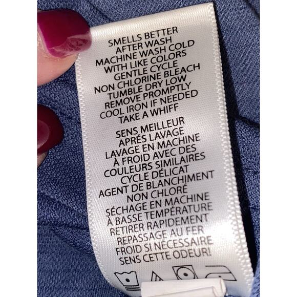 Travis Mathew Golf Polo Shirt Size Small Blue Short Sleeve Lightweight - Picture 5 of 7